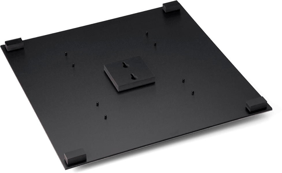 intensiTiles are delivered display-ready with mounting blocks attached