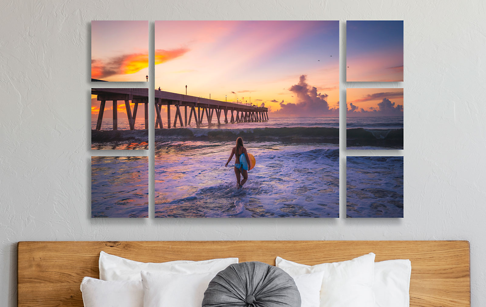 Wall Clusters & Splits - Wall Displays Featuring Your Images on Acrylic Prints