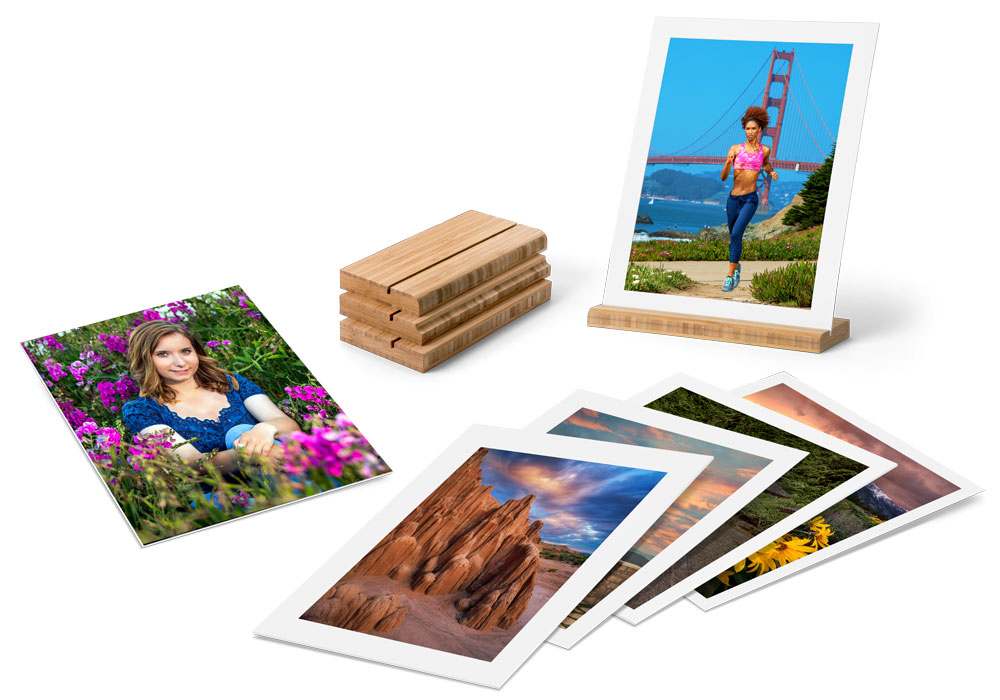 Gallery Boards feature your images or artwork printed on 4-ply textured mat board made from 100% recyled content.